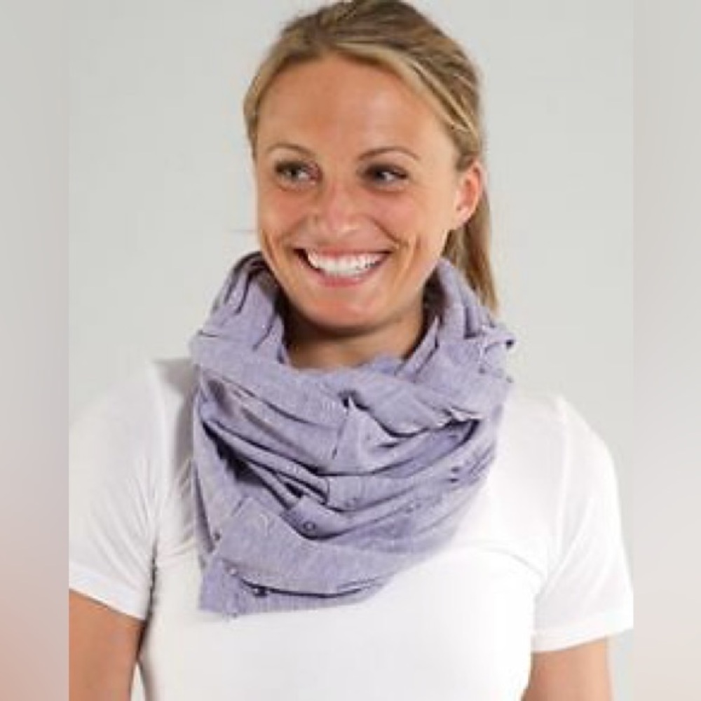 lululemon athletica Lavender Purple Lightweight Scarf Wrap